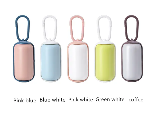 Portable Cats Dogs Garbage Bag Holder Pet Poop Bags Carrier Dispenser Grey Coffee - Shop at LoveMi