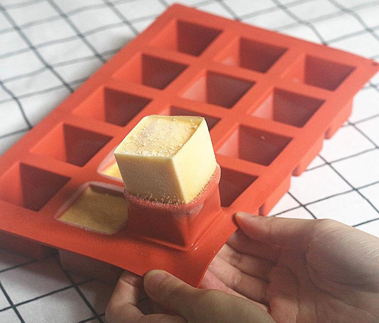 Cube Rubik's Cube ice cream mousse cake silicone mold