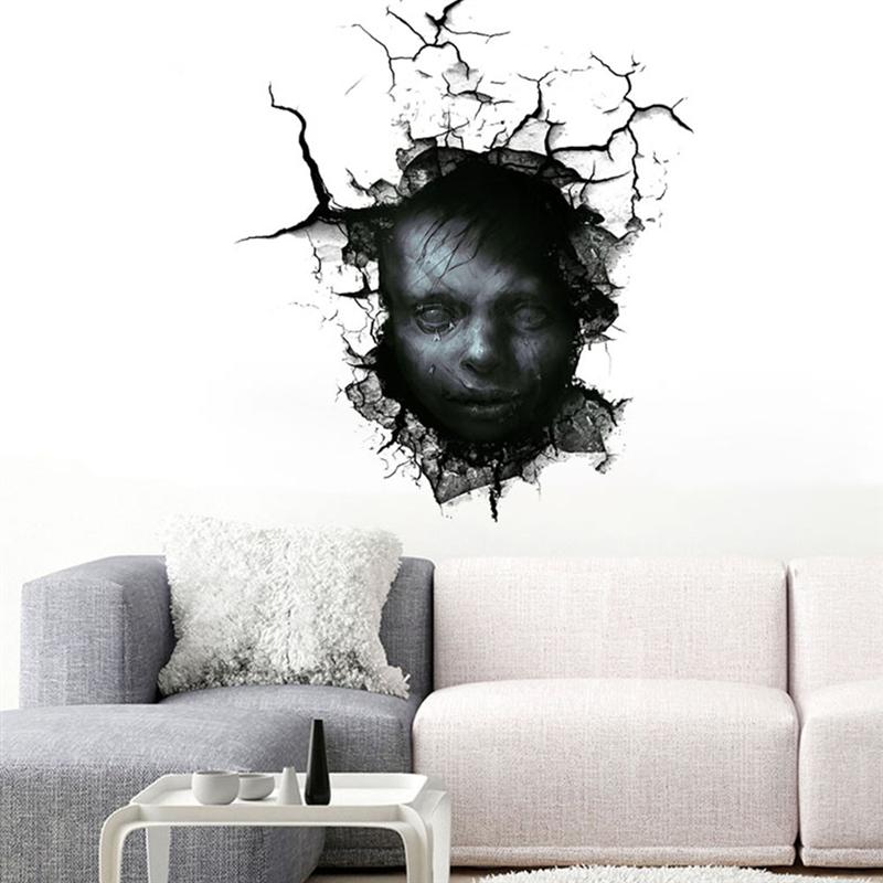 Halloween 3D Ghost Wall Sticker (Q1pic)