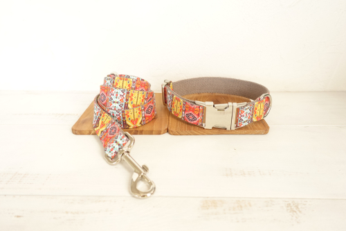 Dog Collar Leash Set