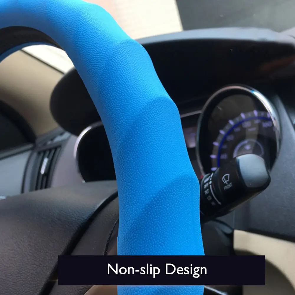 Washable silicone steering wheel