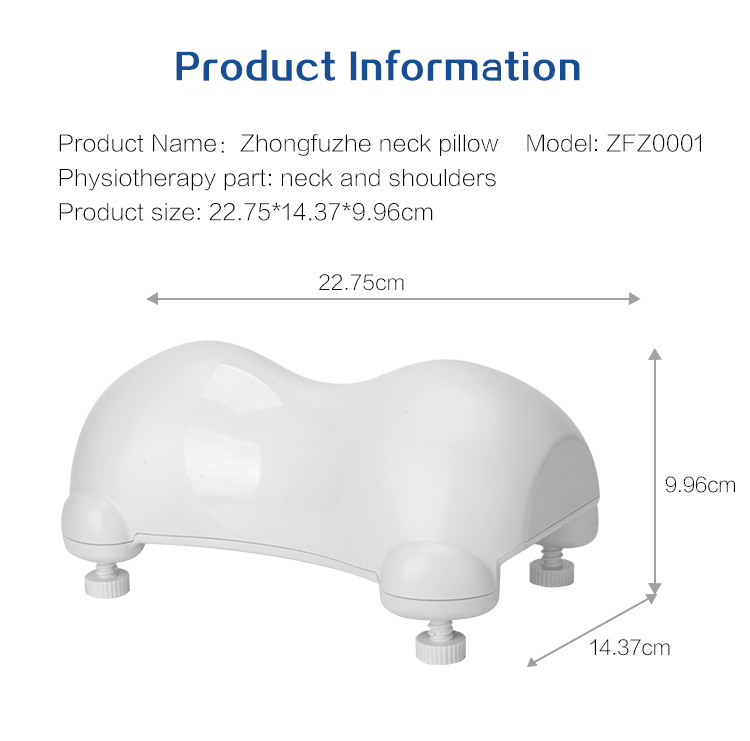 Special stretching physiotherapy pillow for cervical spine