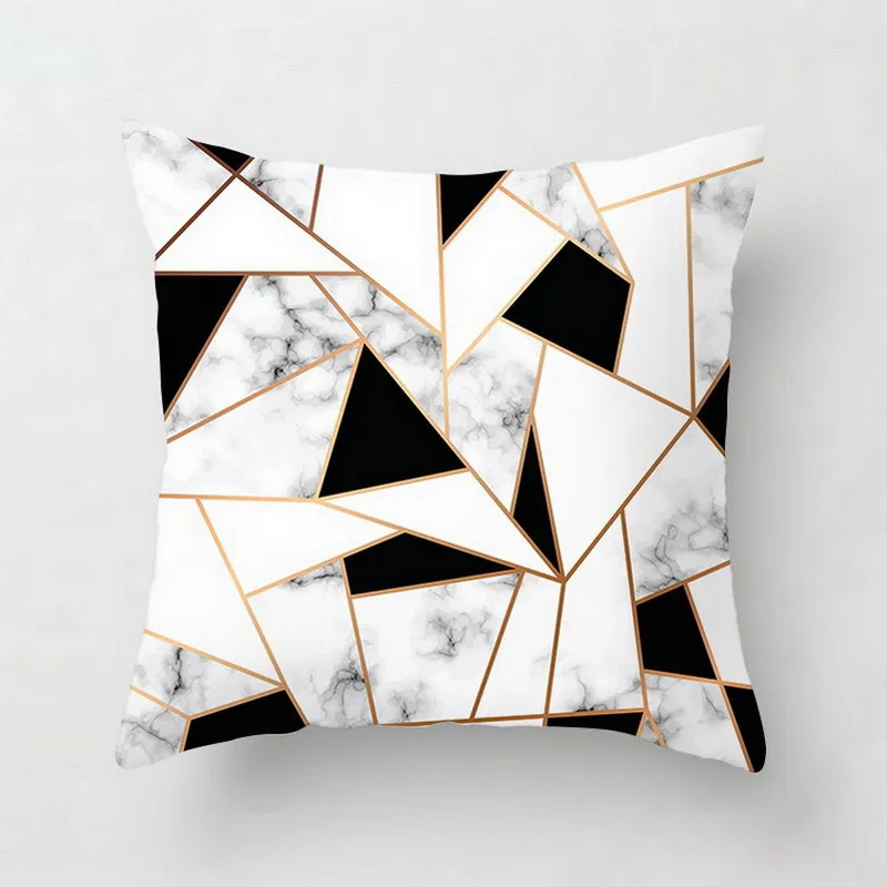 Pink Geometric Abstract Decorative Pillows Case - Style10