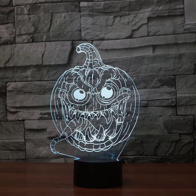 3D lights LED colorful pumpkin lights – image 2