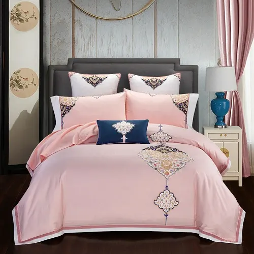 4-piece Embroidered Bedding Set