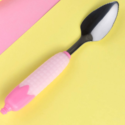 Pink spoon