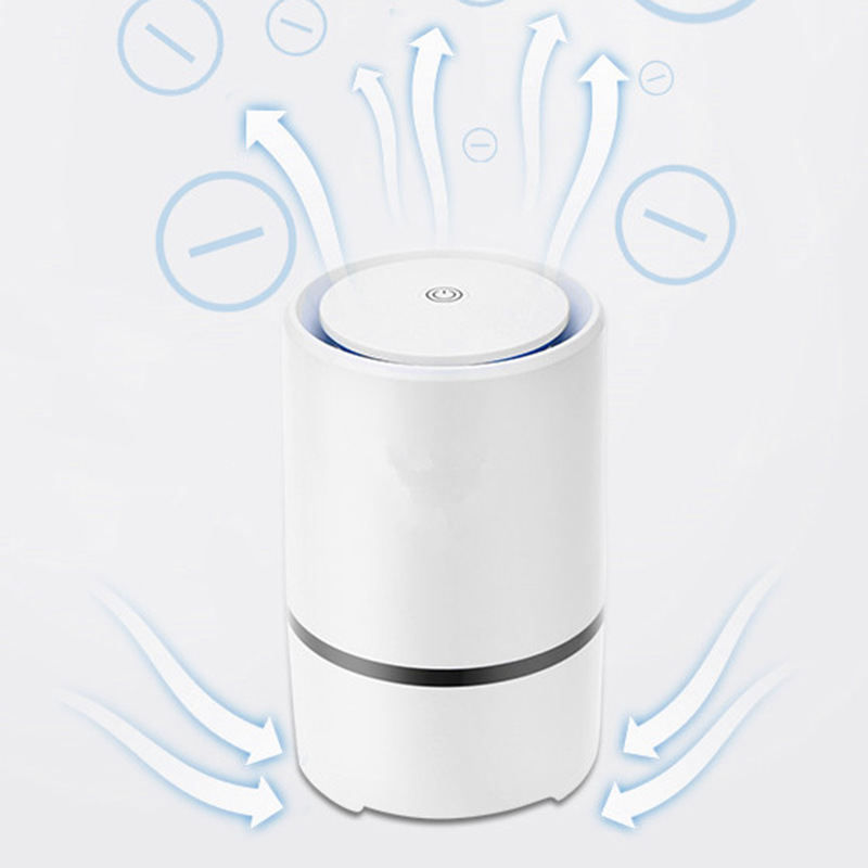 USB Air Purifier Air Cleaner for Home Low Noise — foto 6