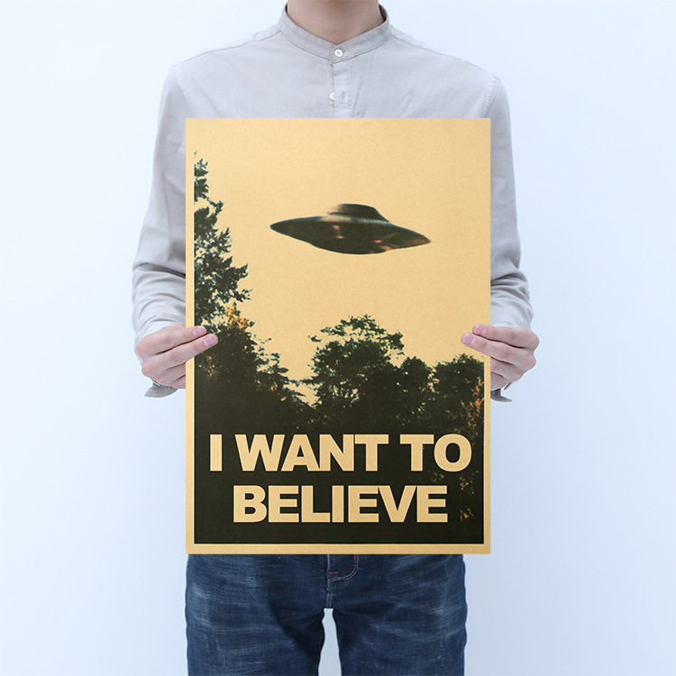 Vintage kraft paper poster (505X350MM)