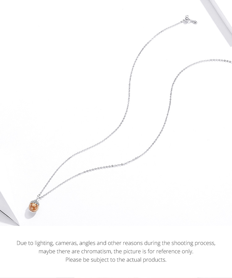 Shining Acorn Necklace Pendant