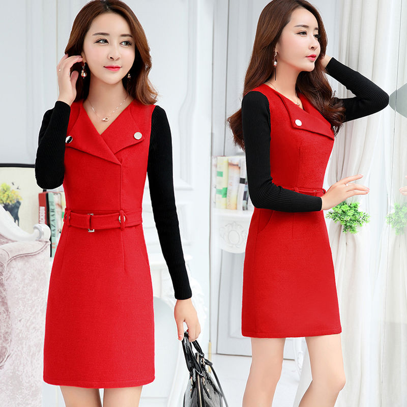 Mid-length bag hip base skirt