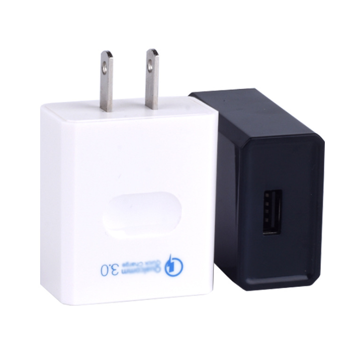 Q C 3.0 Wall Mobile Phone Charger Adapter US Plug Fast Charging - Image 1