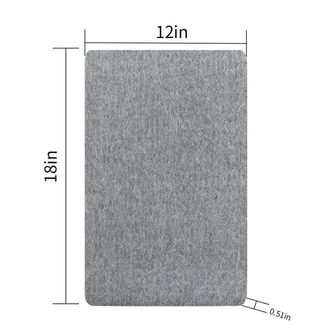 Grey wool ironing pad Grey - Shop at LoveMi
