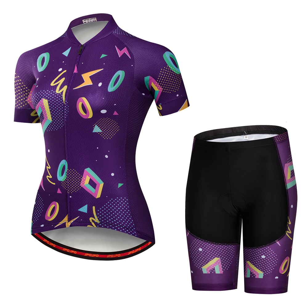 Short sleeve cycling suit
