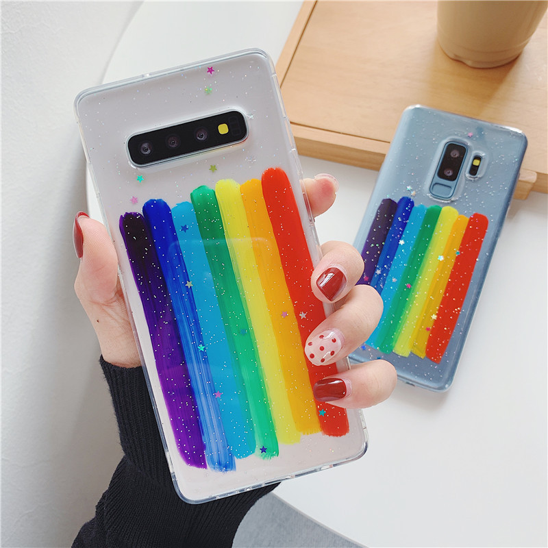 Glitter rainbow phone case - Image 2