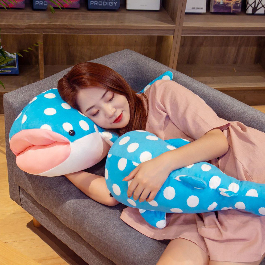 Spotted whale shark plush toy