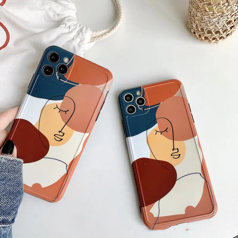 Art style face phone case