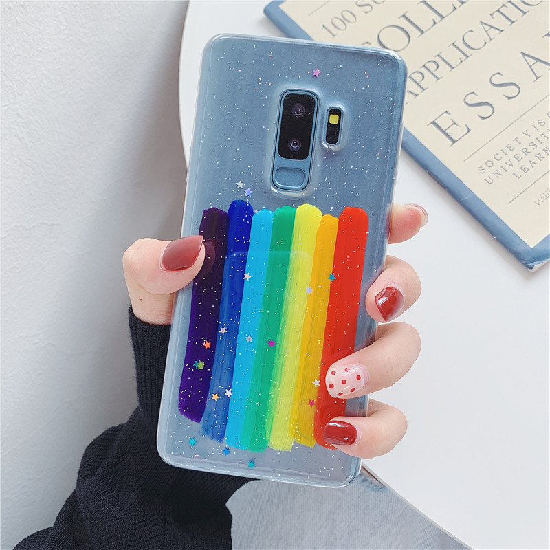 Glitter rainbow phone case - Image 4