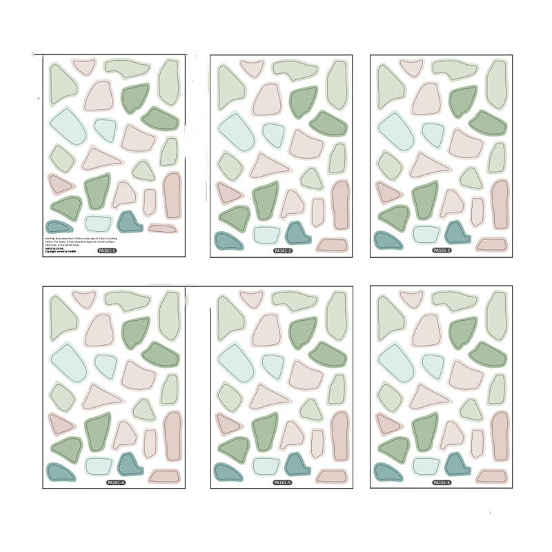 Title 5, Cross-border terrazzo stickers for walls and fl...