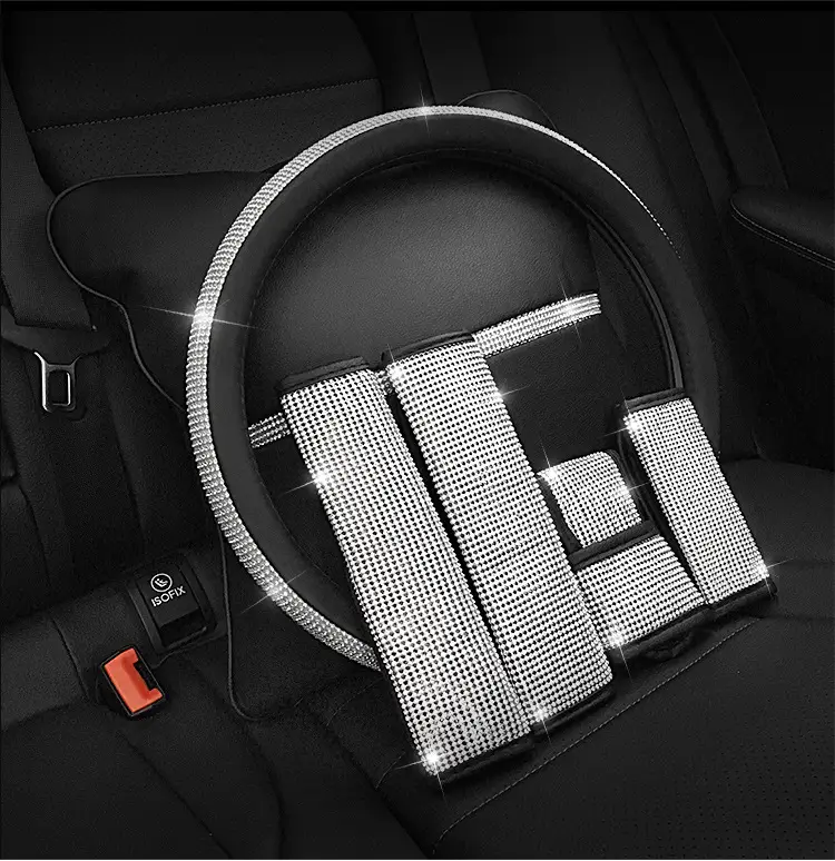 Diamond-encrusted car cprotective jacket