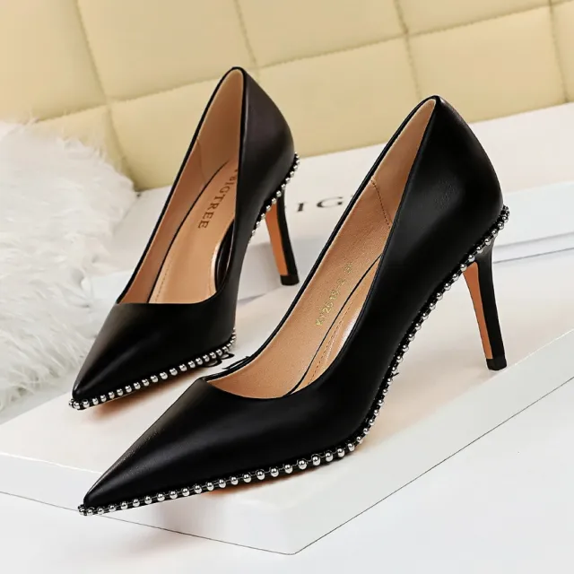 Thin women's high heel shoes Black - Shop at LoveMi