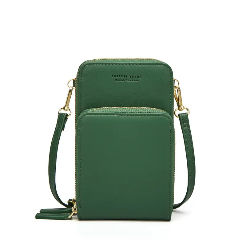 PU multifunctional touch screen mobile phone bag