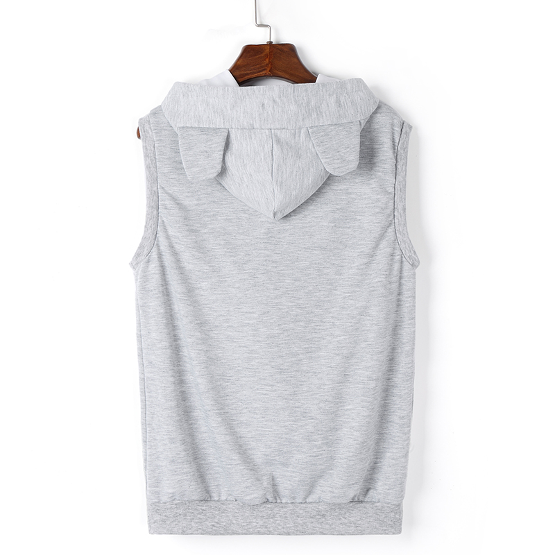 Hot sale big pocket hooded cat sweater in autumn and winter