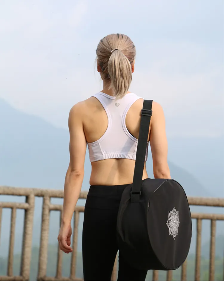 Yoga ring bag auxiliary wheel storage