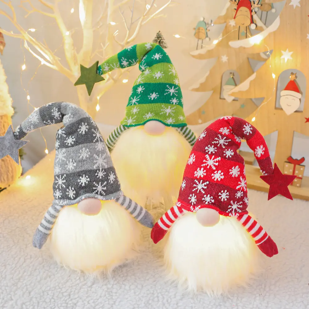 Christmas Gnome Faceless Doll Decorations for Home Decor Ornaments
