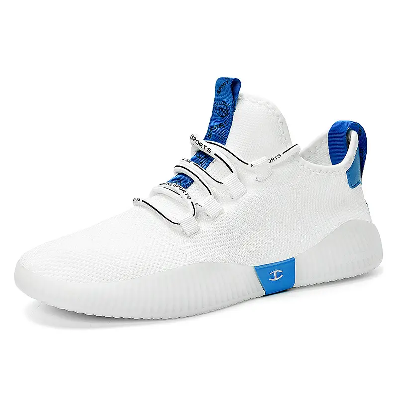 Men's flying woven mesh jelly shoes