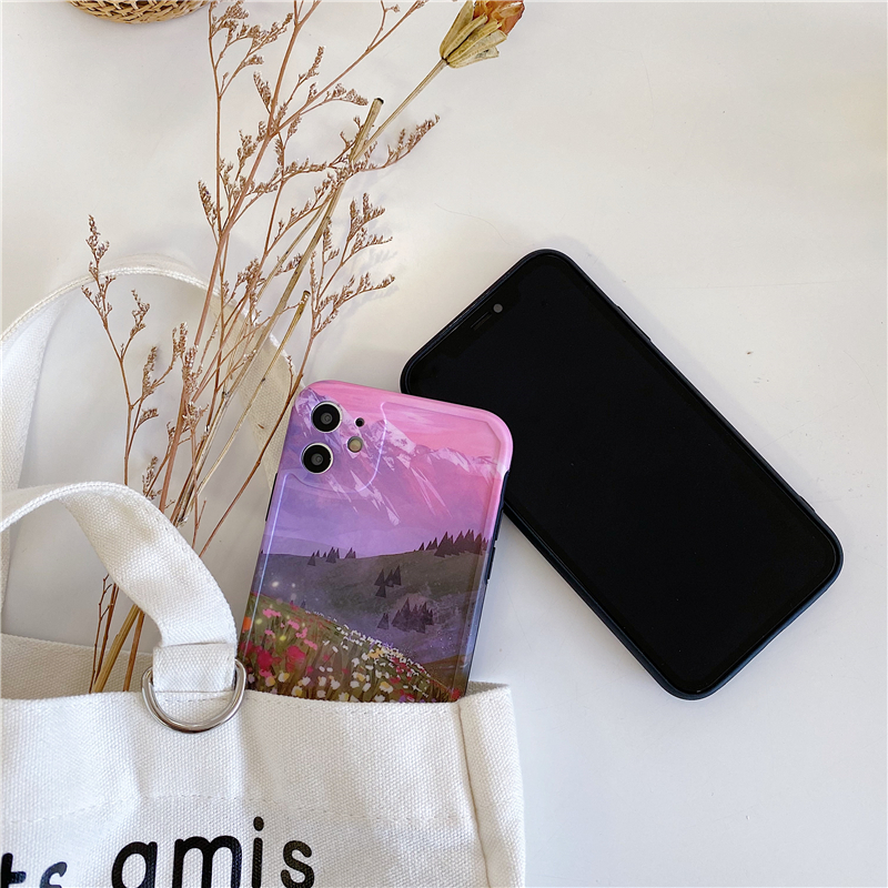 Goggles oil painting mobile phone case