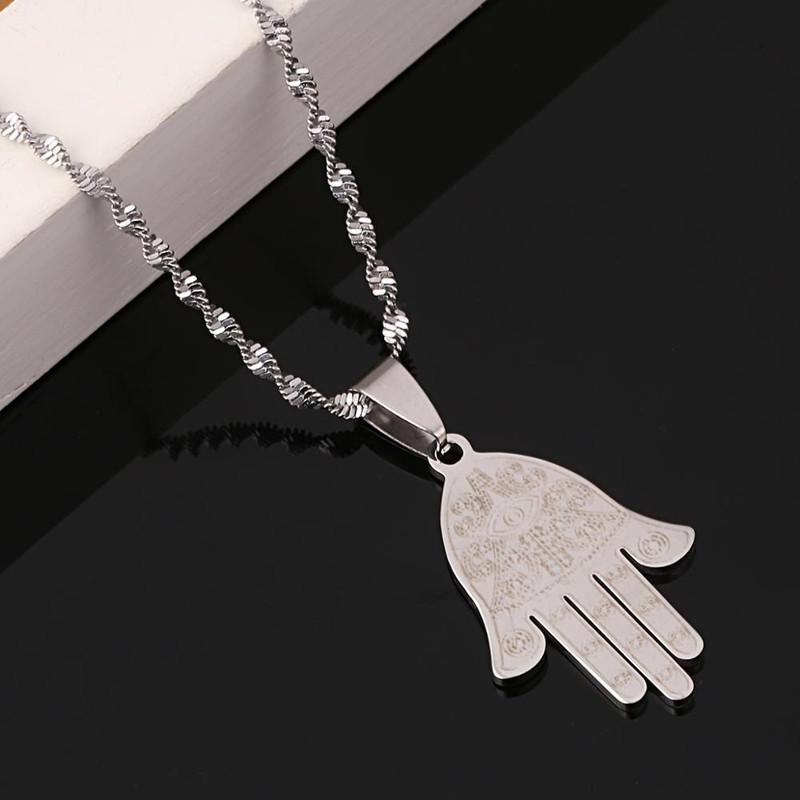 New gold palm plating pendant