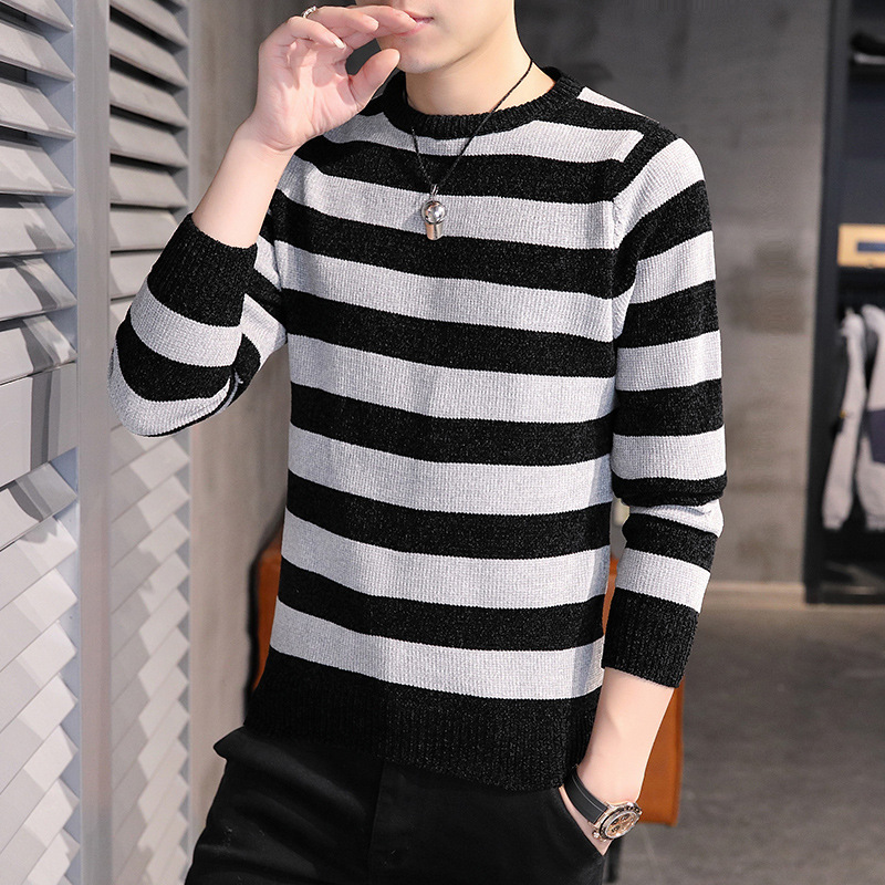 Striped casual sweater