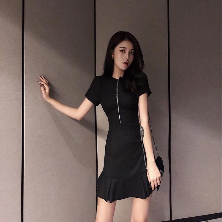 Slouchy and slim dress