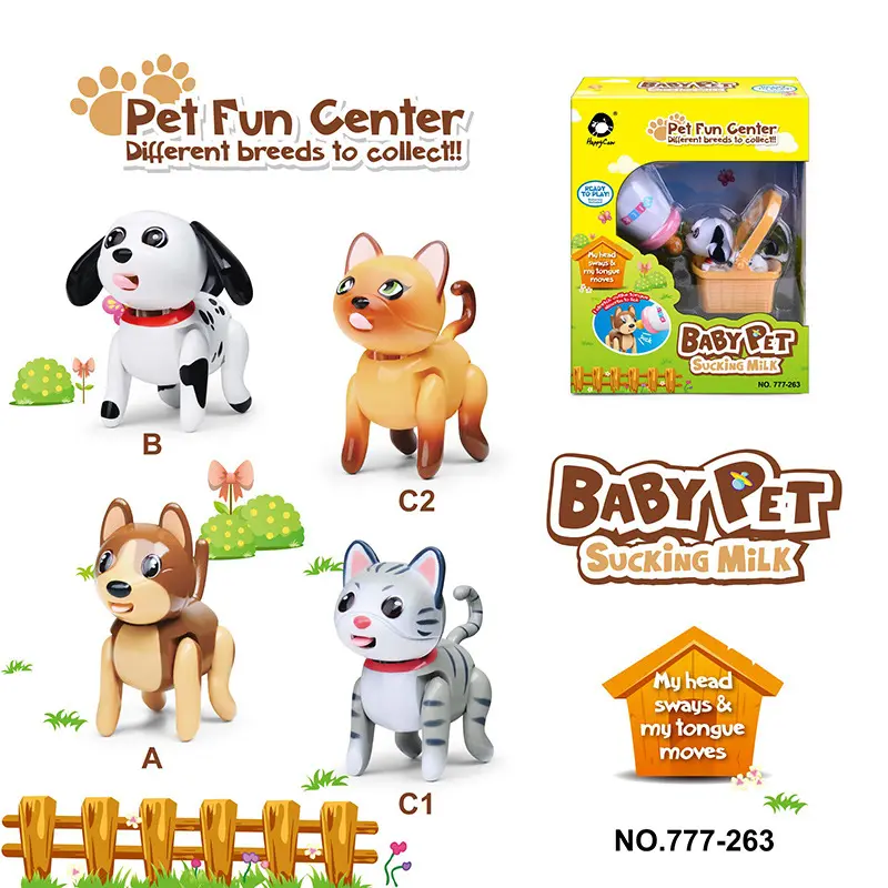 Sucking cat pet wolf electric small children