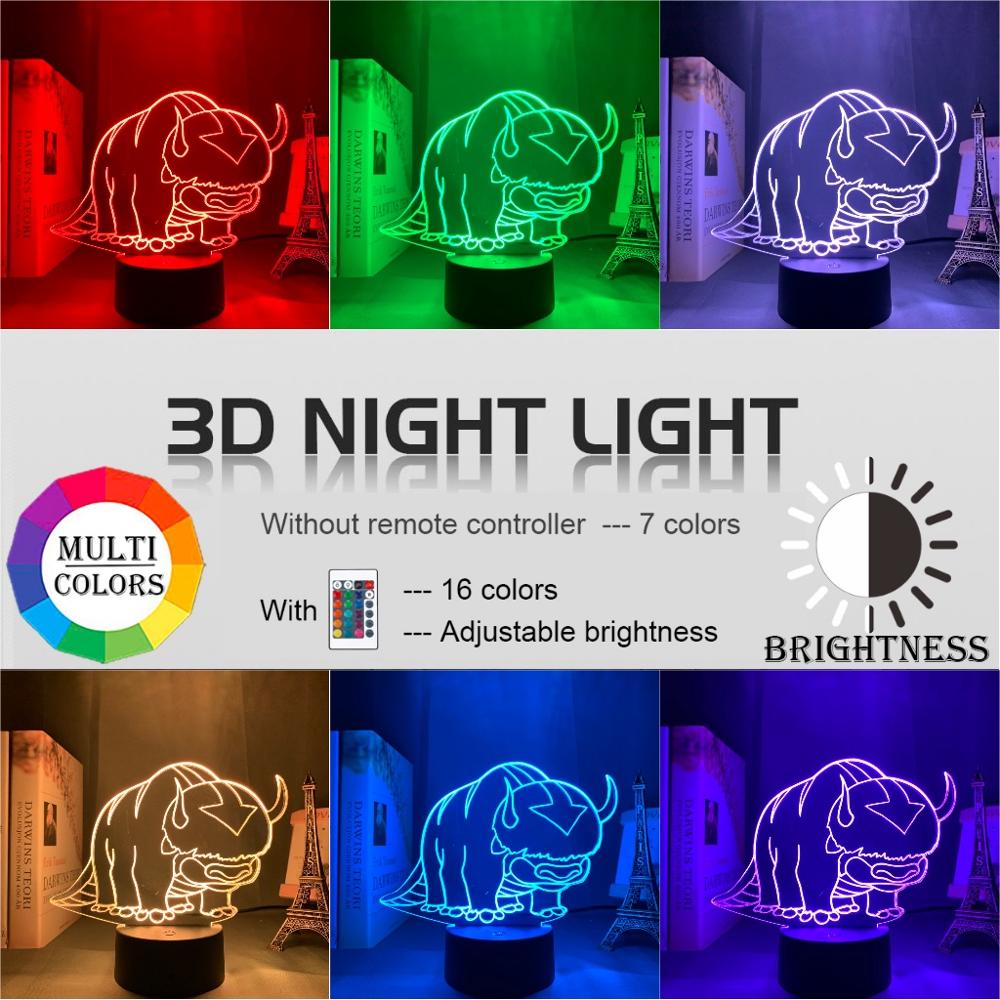 Bull bull fighting 3d lamp