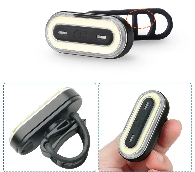 Cycle Tail Light Bike Rear Lamp USB Charge
