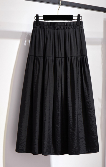 Skinny elastic waist skirt