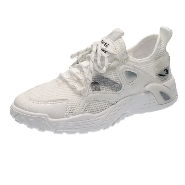 casual breathable sporty shoes Grey - Shop at LoveMi