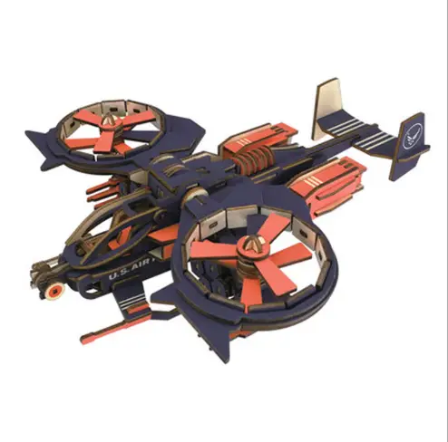 Military Model Scorpion Fighter 3D Wooden