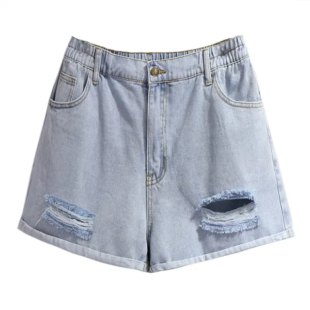 Wide leg a line hot pants Blue - Shop at LoveMi