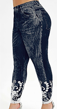 Denim Bottom Pants Black - Shop at LoveMi