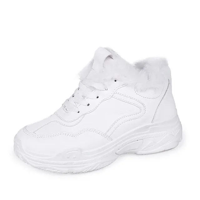 All match plus velvet sneakers White - Shop at LoveMi