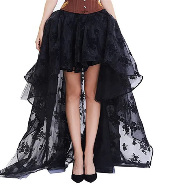 Lace embroidered skirt Black - Shop at LoveMi