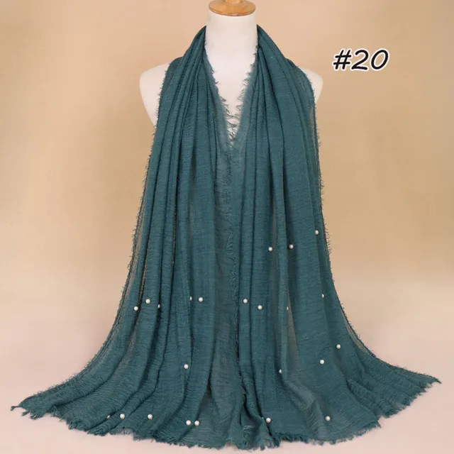 Pure color pearl bandana 20 A - Shop at LoveMi
