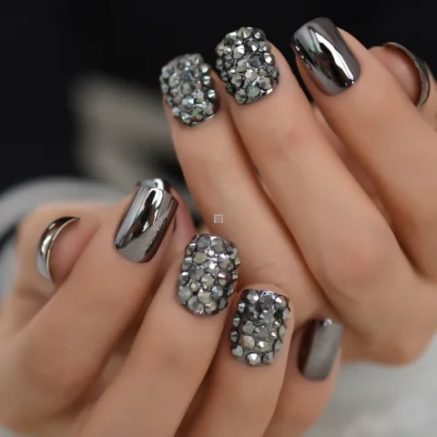 Metal False Nails for Women