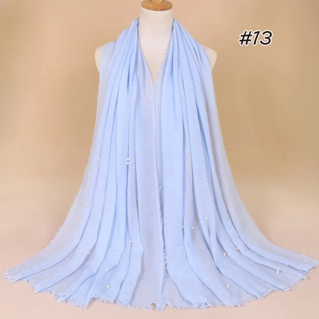 Pure color pearl bandana 13 A - Shop at LoveMi