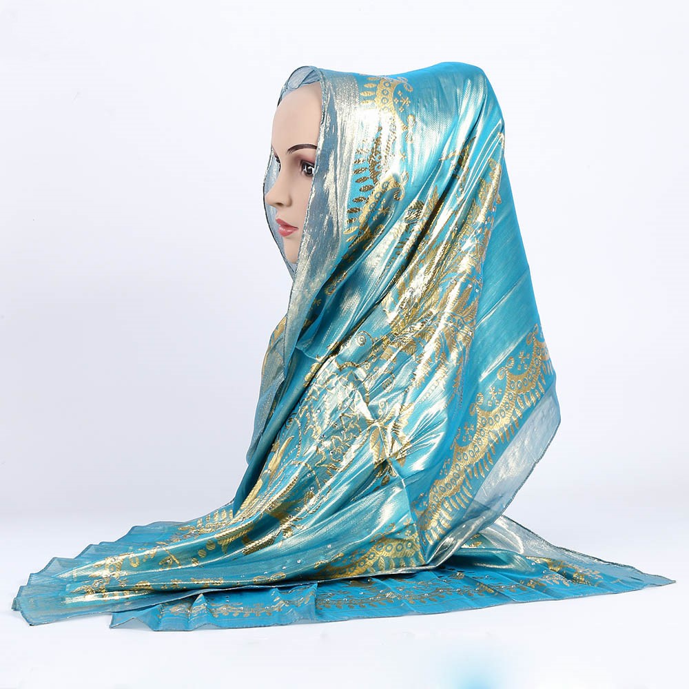 National style turban silk long scarf
