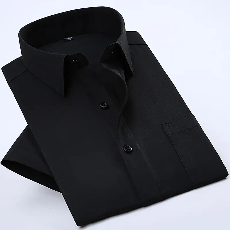 Solid color shirt half sleeve bottoming shirt