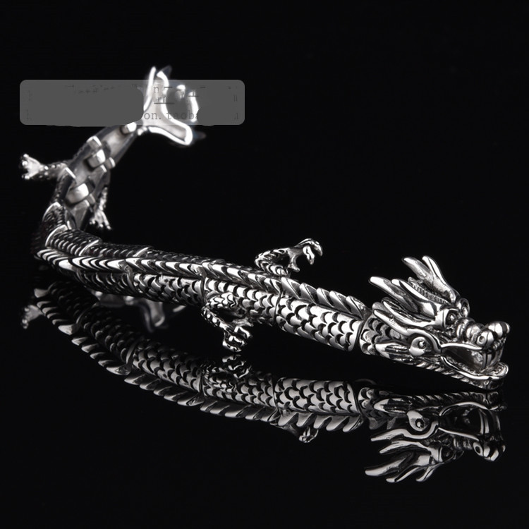 Stainless steel dragon bracelet
