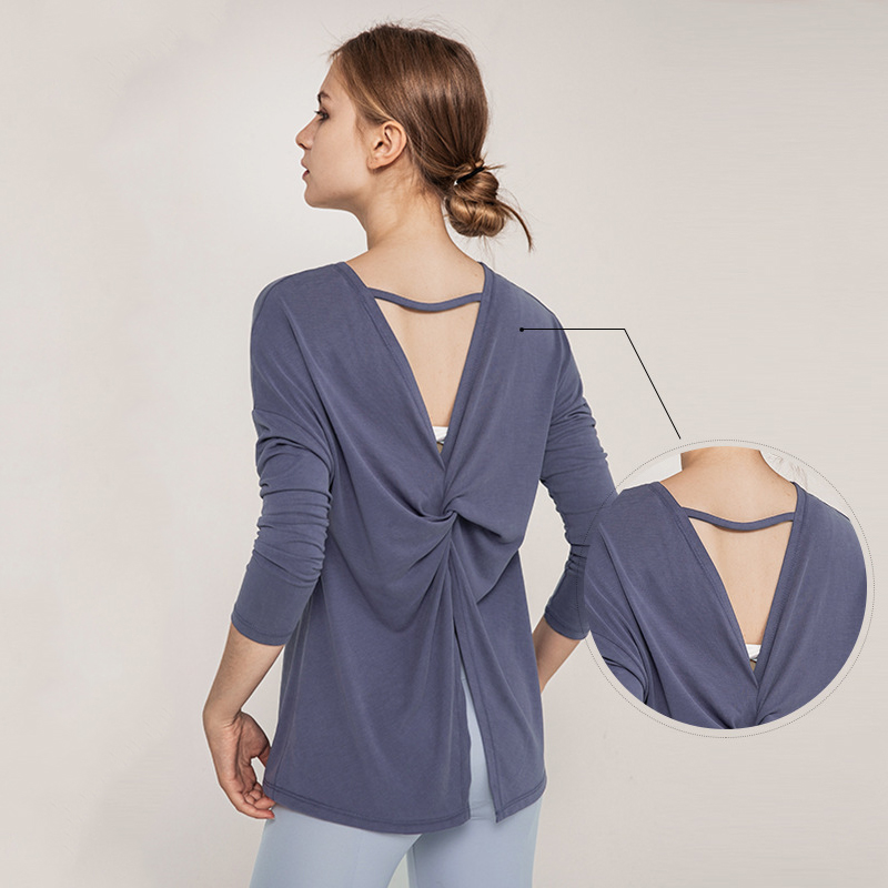 Loose top breathable yoga wear